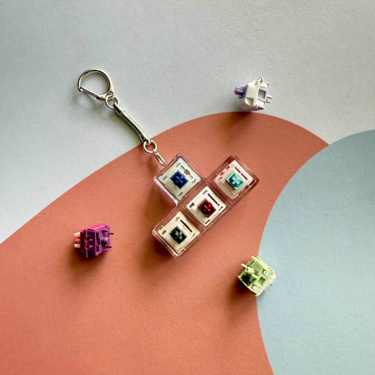 Invokeys Switch Sampler Keychain Assembled
