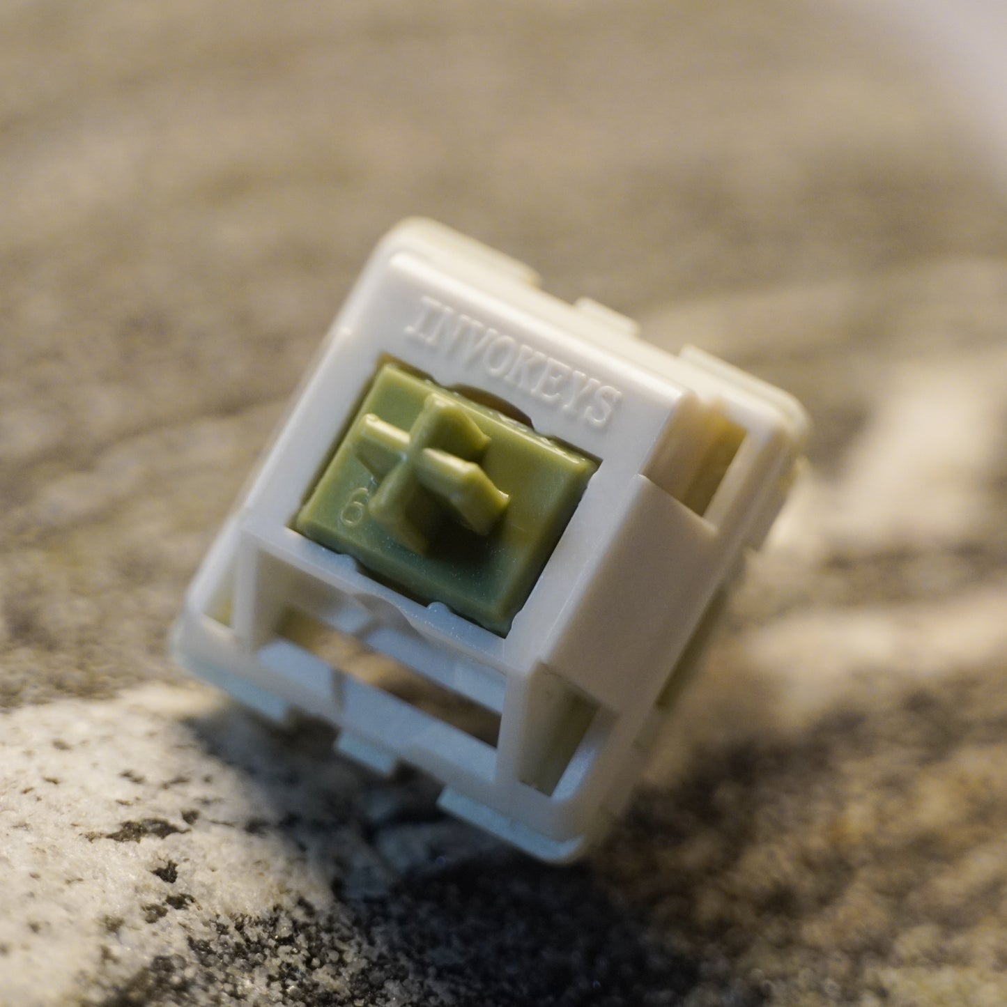 Matcha Latte Switches Closeup