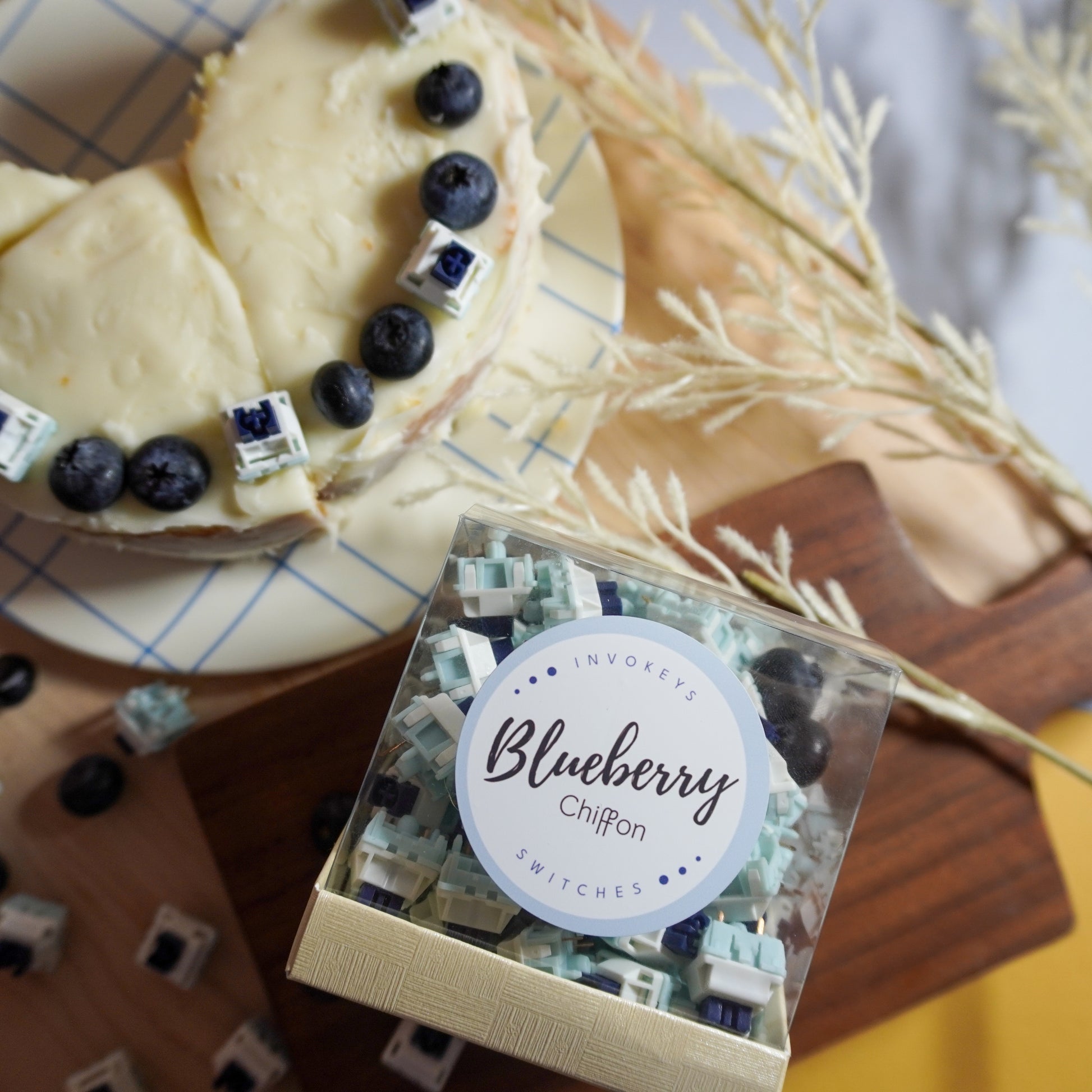 Blueberry Chiffon Switches Staged
