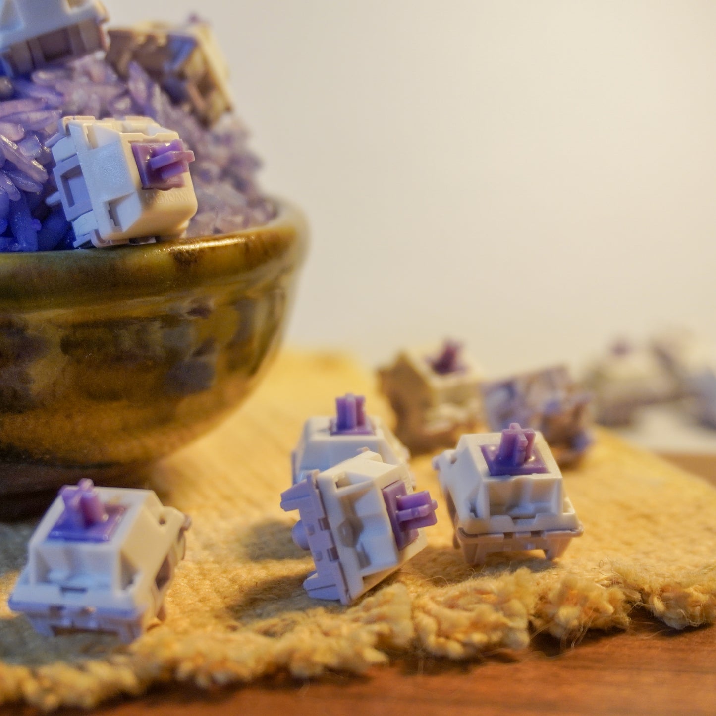 Purple Rice Switches Cluster