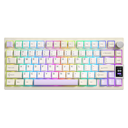 Yunzii AL80 Keyboard Front-Beige